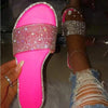 Women's Flats Slip On Jeweled Shoes Sequins Sparkling Sandals Sparkling Fancy