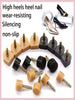 3 Pairs/5 Pairs High Heel Studs Accessory, Stiletto Heel Replacement Cap, Anti-Slip And Anti-Wear Heel Tips, Quiet Heel Cover For High Heels