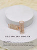 2pcs Elegant Alloy Hollow Shoelace Decor, Sparkling Rhinestones And Faux Pearls, Suitable For Boots And Sneakers
